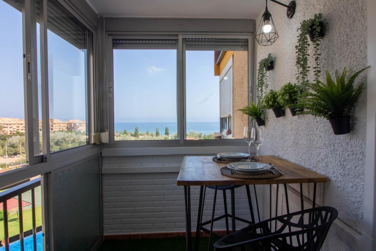 Larios Dos 504. Estudio Con Vistas Al Mar Cerca De La Playa Torrox Eksteriør billede